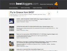 Tablet Screenshot of beebloggers.com